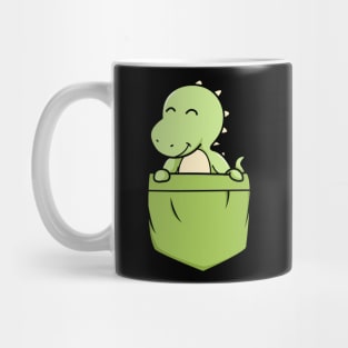 Cute Pocket Dinosaur T-rex in my Pocket Mug